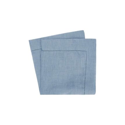 Elegance Linen Napkin Sky Blue Elegance Linen Napkin Beige - Set of 12