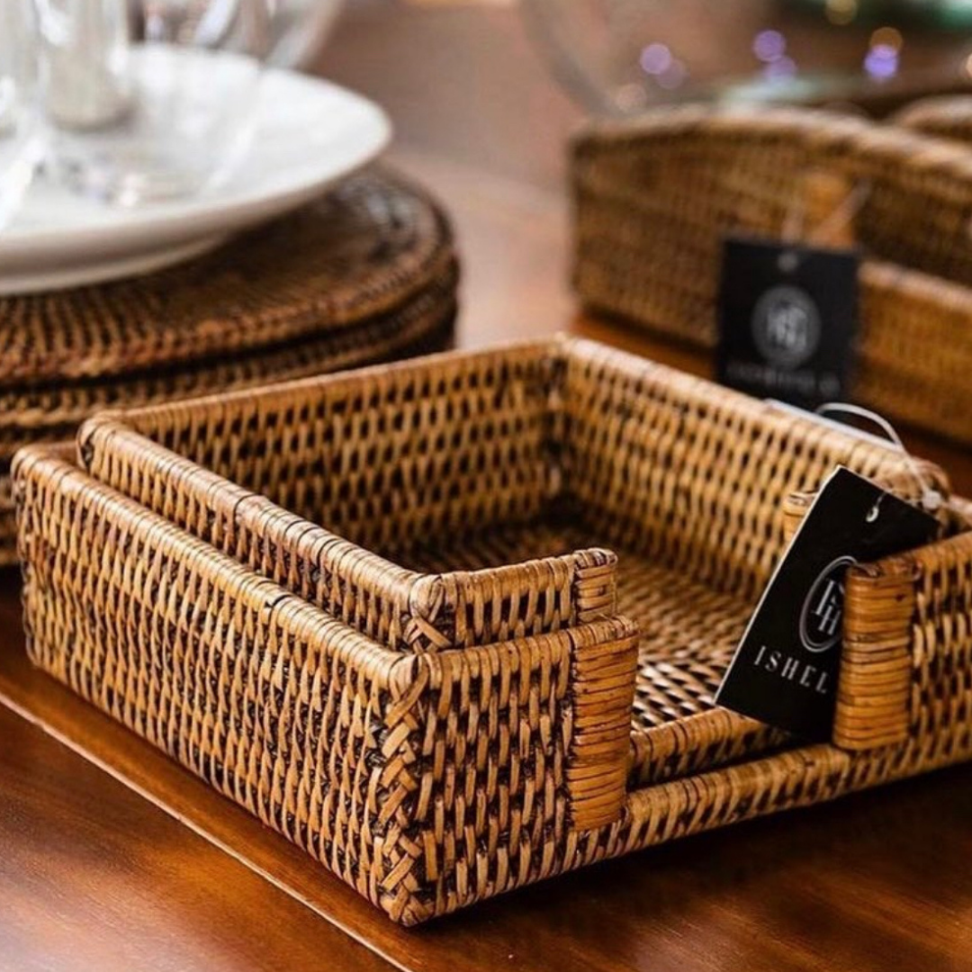 NAPKIN HOLDER BROWN