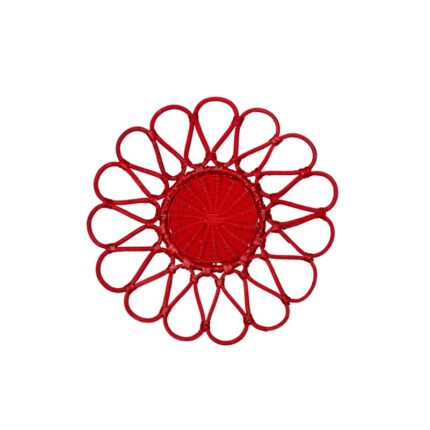 Placemat Yoga Red ( Set of 6 Pieces)