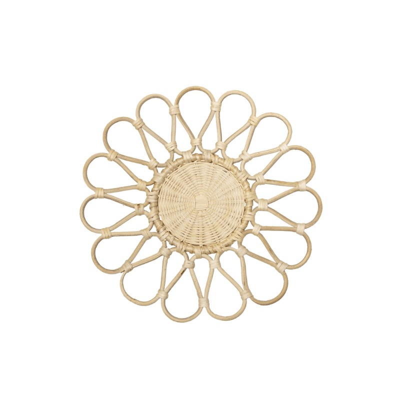 Placemat Yoga White ( Set of 6 Pieces)