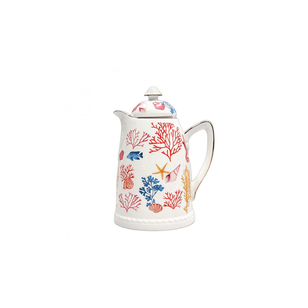 Porcelain Thermos Coral