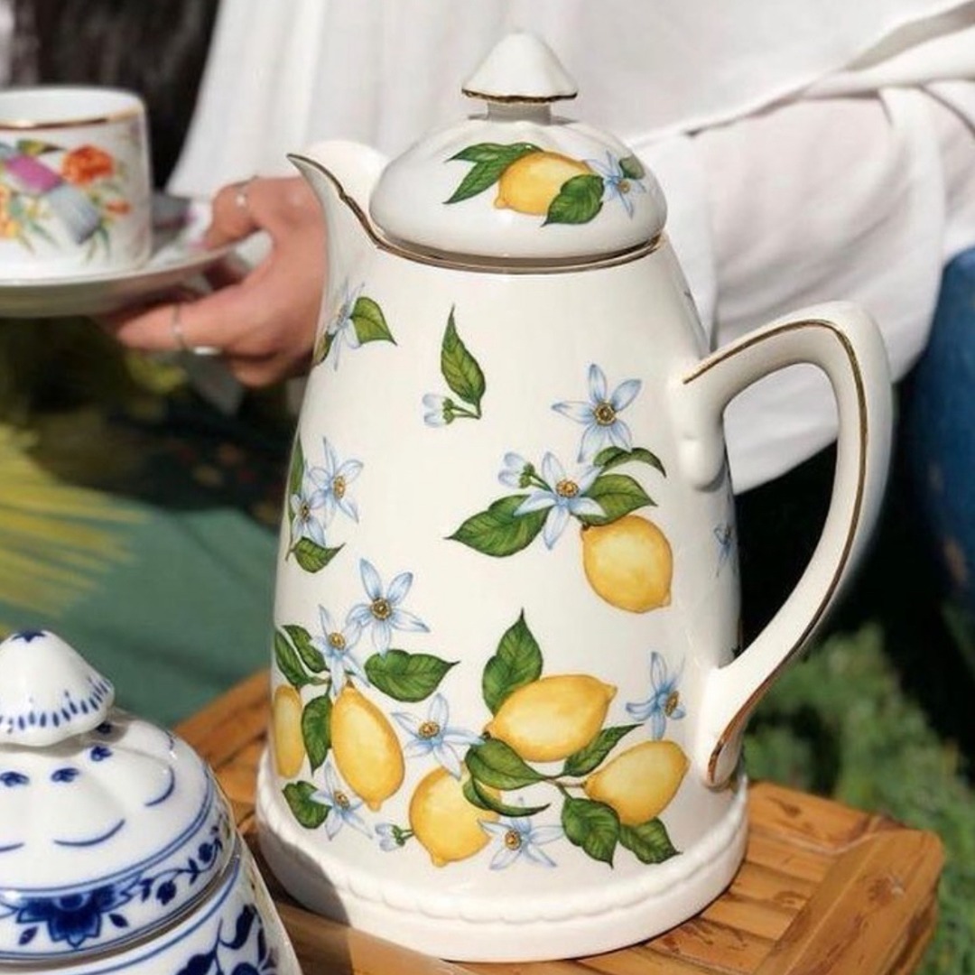 Porcelain Thermos Sicilian Lemon