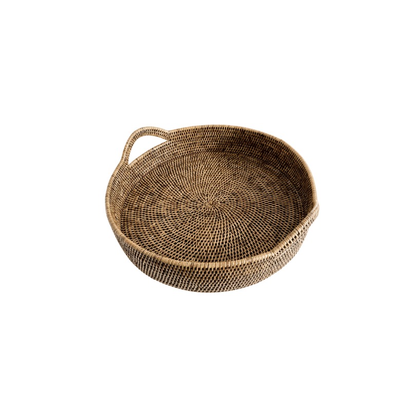 Round Tray with Handle Mayumi
