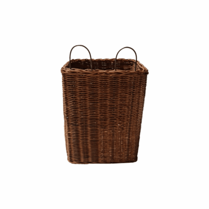 Rattan Hanging Basket with Metal Hanger