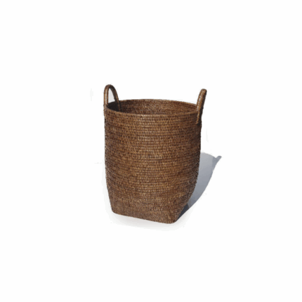 Rattan Tall Laundry Drop
