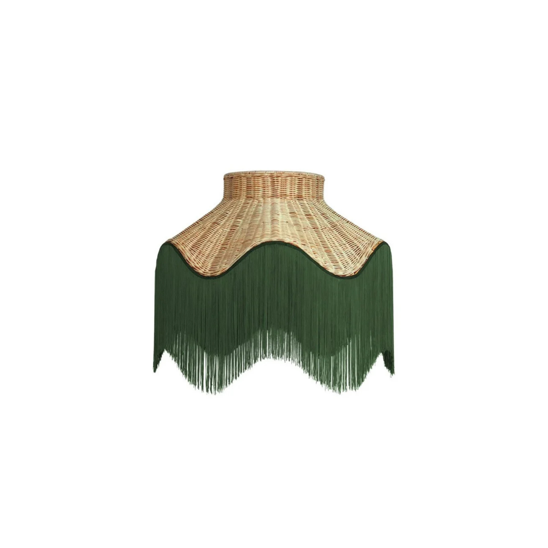 FRINGE LAMP GREEN
